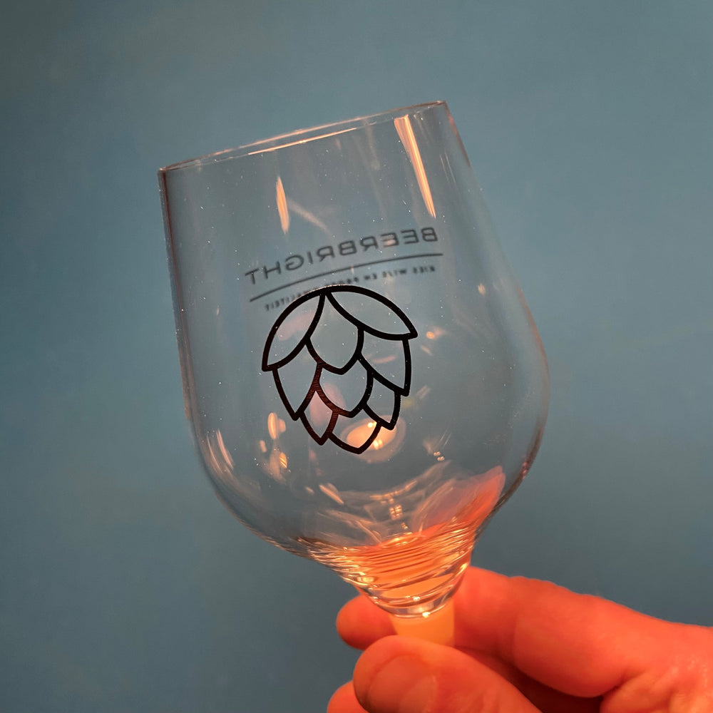 Beerbright tasting glass